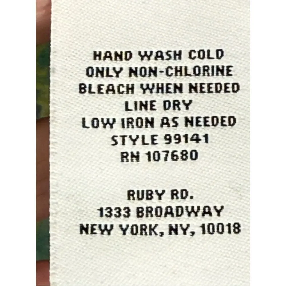 B21 - Ruby Rd. Roll Tab Sleeve Button Front Jacket/Top Size 10 NWOT